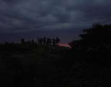 Aira dusk. Mile high fields of tef, coffee, barley, sorghum, and maize surrounding the hospital. Photographer: James Li, M.D.